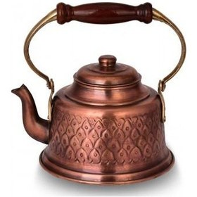 Resim Turna Bakır Maraş Demlik El İşleme Oksit Turna1968-3 Bakır 