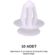 Resim Opel Astra F, G, H, Vectra A, B, Corsa B, C Kapı Döşeme Klipsi 10 Adet 