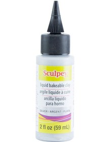 Resim Sculpey Sıvı Pişmiş Kil 59Ml Silver Alssv02 