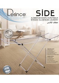 Resim Derince Side Alüminyum Kanatlı Kurutmalık Gri 