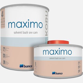 Resim Bianca Maximo Solvent Bazlı Sıvı Cam İpek Mat 0,5L 