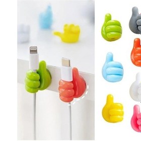 Resim El Şeklinde Kauçuk Çok Amaçlı Kablo Tutacak 10 Adet 