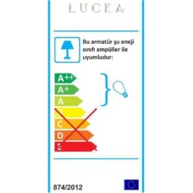 Resim LUCEA Polıno Eskıtme Aplık 1xe27 