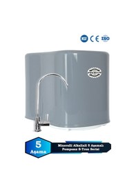 Resim Sumarkt S-tron 5 Aşamalı 12 Litre Metal Tanklı Süper Sarım Membran Teknolojili Pompasız Su Arıtm Cihazı 