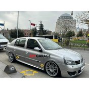 Resim Bodykitartgarage Clio Symbol Hb-sedan Uyumlu Aero Marşpiyel Takımı-fiberglass-boyasız 