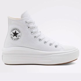 Resim Converse Chuck Taylor All Star Move Platform Beyaz Sneaker 568498c-102 