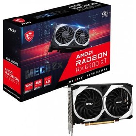 Resim MSI Radeon RX 6500 XT MECH 2X 4G OC Oyun Grafik Kartı - Siyah 