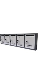 Resim Posta Kutusu 5'li-Antrasit-Gri 