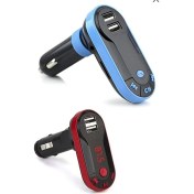 Resim USB Bağlantı Girişli Bluetooth Araç Kiti Çakmaklık Fm Transmitter Cihazı 
