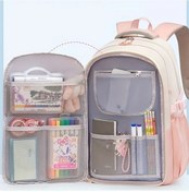 Resim Oldfriend Siyah Küçük Boy 6. Sınıf Sırt Çantası - Hafif Solmaz Çıkarılabilir Çantalı Siyah 