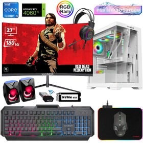 Resim Xaser XSR901 I5 12400F 16GB Ram 512GB M.2 Nvme SSD 8gb RTX4060TI 27"curved 180Hz Sıvı Soğutma Oyun Bilgisayarı 