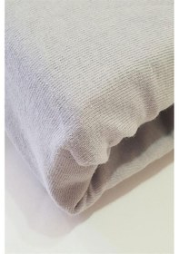 Resim 4 Adet 40 X 80 + 10 Cm Anne Yanı Lastikli Penye Kumaş Bebek Çarşafı-gri 
