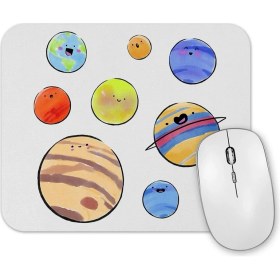 Resim Baskı Dükkanı Gezegenler 02 Mouse Pad 