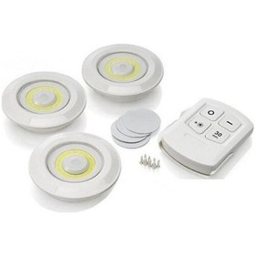 Resim Konyax Kumandalı Lamba Seti 3 Adet Renkli 