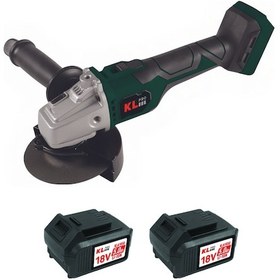 Resim Klpro Klat18bs-50 18V/5.0Ah. 115MM Çift Akülü Devir Ayarlı Kömürsüz Şarjlı Avuç Taşlama 