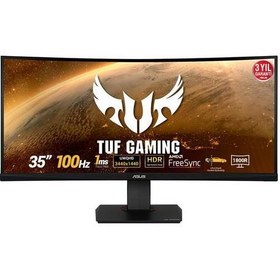 Resim Asus 35" TUF Gaming VG35VQ 100Hz 1ms (HDMI+Display) WQHD FreeSync Curved Monitör 