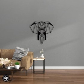 Resim NR Dizayn (418) Fil Temalı Metal Tasarım Tablo 49 X 38 