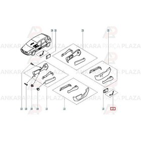 Resim Sol Kolt Ayar Dügmesı Takım Vls 7701206768 