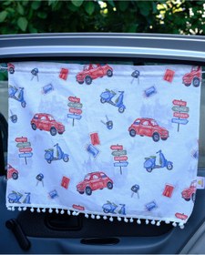 Resim Store Araba Perdesi - Araba Temalı Perde 60x50cm 