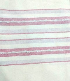 Resim Mandaş Pamuklu El Dokuma Peştemal (80X200) - Krem Pembe 