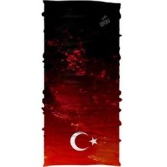 Resim Türk Bayraklı Maske 4 Mevsim Motosiklet ve Outdoor Bandana - Balaklava DN0228 