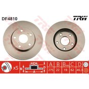 Resim TRW DF4810 FREN DİSKİ ÖN Corolla Uyumlu 07- AURIS 07- BENZİNLİ HAVALI 27 