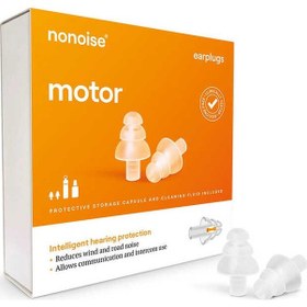 Resim Nonoıse Moto Kulak Tıkacı Şeffaf 