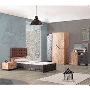Resim Elit Genç Odası Takımı, Dolap, Karyola, Komodin, Şifonyer (439304175) 