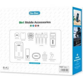 Resim Go Des GD-HD780 9 in 1 Araç Tutucu Seti - ZORE-262533 