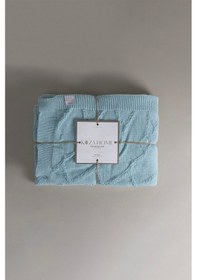 Resim Espuma De Mar Mavi Tek Kişilik Battaniye 160x220 37146 Mavi 