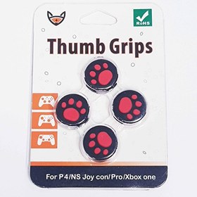 Resim Nintendo Switch Analog Koruyucu Silikon Kılıf Switch Analog Cap Grips Nintendo Switch Aksesuar RED 