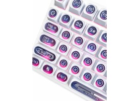 Resim Leaven Mekanik Klavye Keycap -136 Tuşlu Beyaz Opal Tuş Takımı 