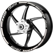 Resim Deeb Yamaha R25 Jant Şeridi Beyaz Beyaz Model X N11.76351 