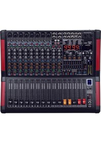 Resim Odo Md-12m299-7 12 Kanallı Çift Efektli 2x700 Watt Anfili Power Mikser 