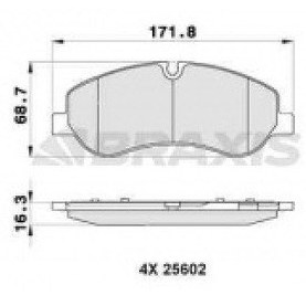 Resim On Fren Balatası Tourneo Custom Transıt Custom V362 2.2tdcı 12 - 