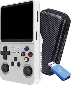 Resim SVP Formats R36S taşınabilir retro konsol 128 GB + 25.000 oyun +26 emülatörler PS1, PSP, N64, NDS, SuperN, GameB, GBA - Linux IPS 3,5" taşınabilir oyun konsolu (beyaz, 128 GB (25K oyun) 