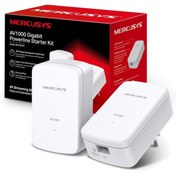 Resim Genel Markalar Mercusys Mp500 Kıt, Av1000, Tak Ve Kullan (KURULUM GEREKTİRMEZ), Gigabit Ethernet Portlu Powerline W 