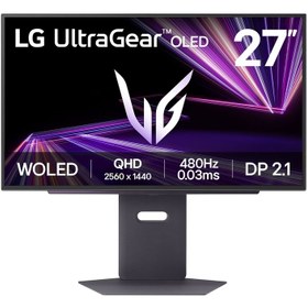 Resim LG 27'' UltraGear OLED GX7 27GX790A-B 480Hz 0.03Ms OLED QHD Pivot Gaming Monitör 