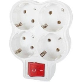 Resim AlanSansli Fetih Topraklı Fiş Demet Dörtlü Anahtarlı 