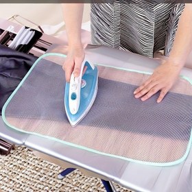 Resim 1 adet Dayanıklı Polyester Elyaf Ütüleme Mesh Ped - Yüksek Sıcaklık Dayanıklı, Yapışmaz, Giysileri Korur ve Ütüler, Temizlemesi Kolay, Çoklu Renklerde Mevcut, Çamaşır Mesh Koruyucu | Koruyucu Mesh Ped | Kolay Temizlenebilir Mesh Ped, Çamaşır Odası Aksesuarları 