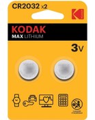 Resim KODAK 2 Lİ CR2032 LITYUM PARA PIL 