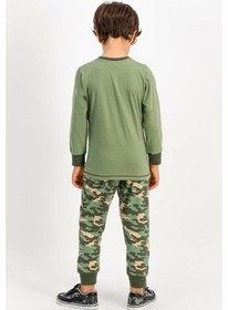 Resim Rolypoly Roly Poly 1639 1-4 Yaş Uzun Kol Erkek Çocuk Pijama Takımı 