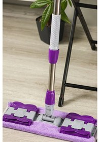 Resim Sihirli Teleskobik Ayarlanabilir Mikrofiber Mop Paspas + Yedek Bez 