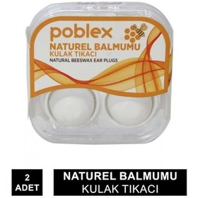 Resim Poblex Nat. Balmumu Kulak Tıkacı 2 Li 