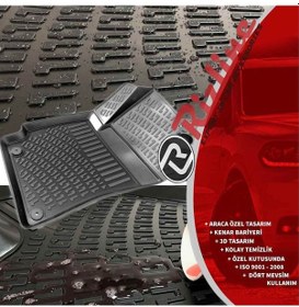 Resim Rizline Opel Corsa D 2006-2014 Arası 3D Havuzlu Paspas 