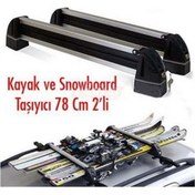 Resim Genel Markalar Oto Tavan Kayak Ve Snowboard Taşıyıcı 78 Cm 2li 
