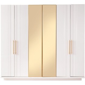 Resim Montana 6 Kapaklı Gardırop %100 Mdf 