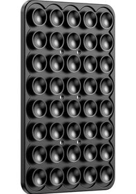 Resim Telefon Arkasına Yapışan Silikon Vantuzlu Telefon Tutucu, Telefon Kılıfı Tutucu, Tüm Cep Telefonu Modellerine Uygun, Araç Telefon Tutucu, Ahtapot, Vakumlu Telefon Tutucu Siyah Abanoz 