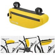 Resim Dancemonkey Anmeılu 7050 Bisiklet Üçgen Çerçeve Çantası Oxford Kumaş Üst Tüp Çanta - Sarı Altın 