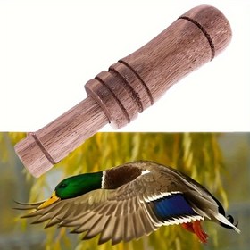 Resim Duck Hunting Simüle Ses Düdüğü, Yaban Ördeği Düdüğü Kaz Düdüğü Ahşap Düdük, Açık Hava Avı Aksesuarları 